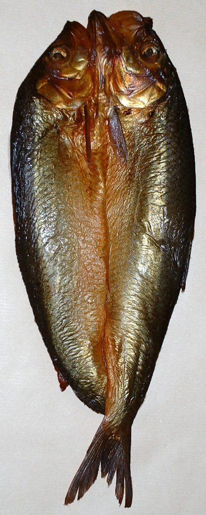  kippered herring; public domain via wikimedia commons