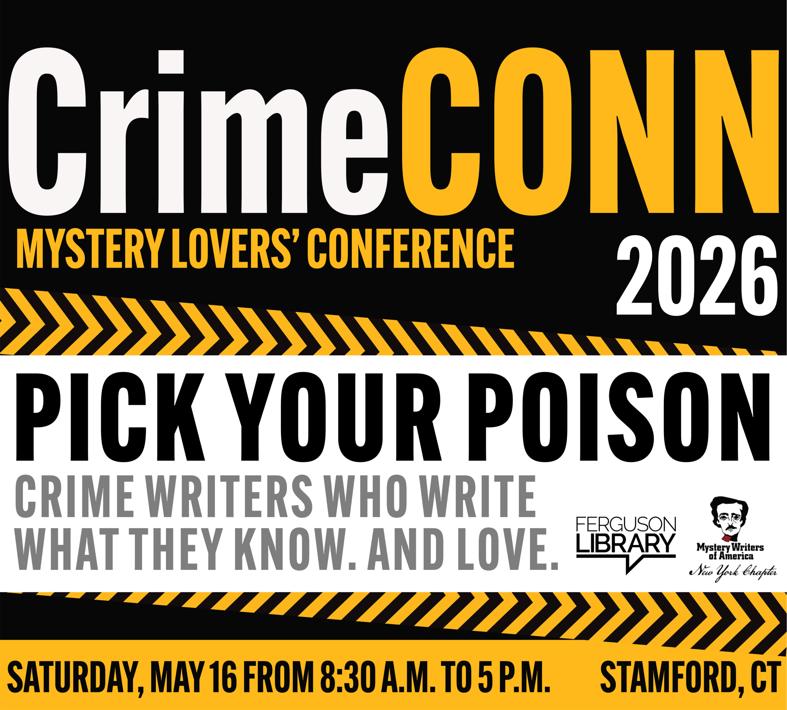 CrimeCONN 2026: Pick Your Poison